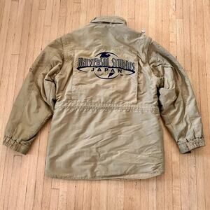 90s Universal Studios Japan Utility Jacket Multi pocket Mens Small Tactical